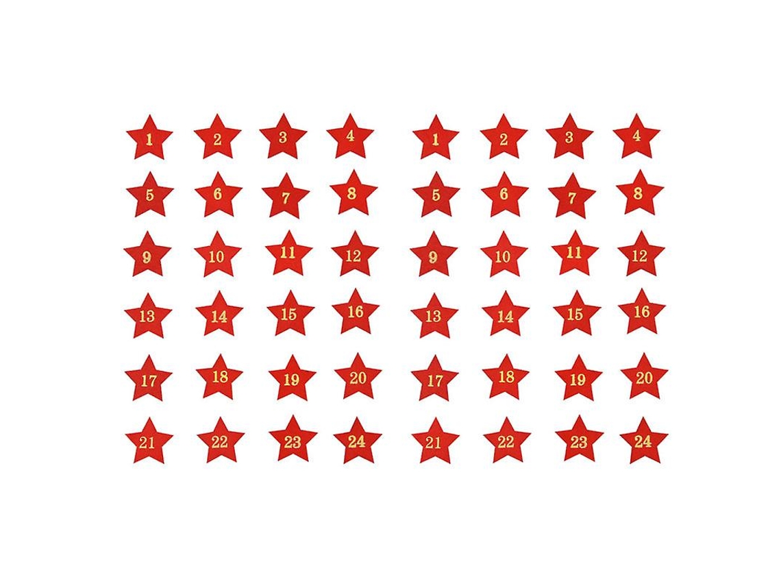 48Pcs Pingente de Madeira de Natal ALLINLESS