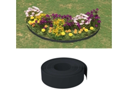 Vidaxl Bordas De Jardim 5 Pcs 10 M 15 Cm Polietileno Preto