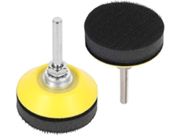 Conjunto de 2 Discos Lixa 50 Mm com Velcro para Polimento BRILVIBERA