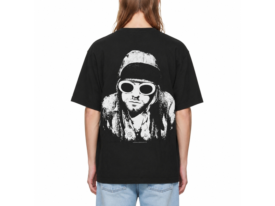 Kurt Cobain One Colour T-shirt Unisex Adults Size:xl