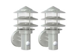 Outdoor Wall Light, Outdoor Wall Lights Vidaxl Prateado Aço Inoxidável (n/a)