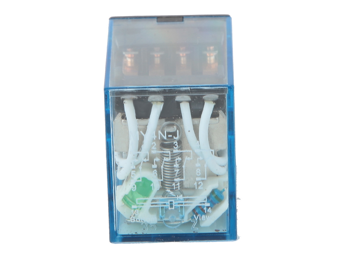 Laxiscreed Relé De Potência Coil 14 Pins 4pdt Para Automação Industrial