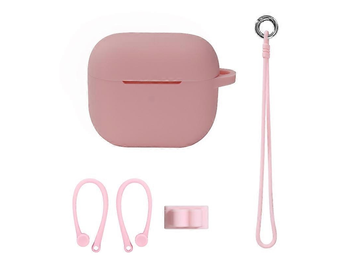 Conjunto de Capas de Silicone para Fones de Ouvido Bluetooth Airpods 3, Cor: Rosa. GIECY