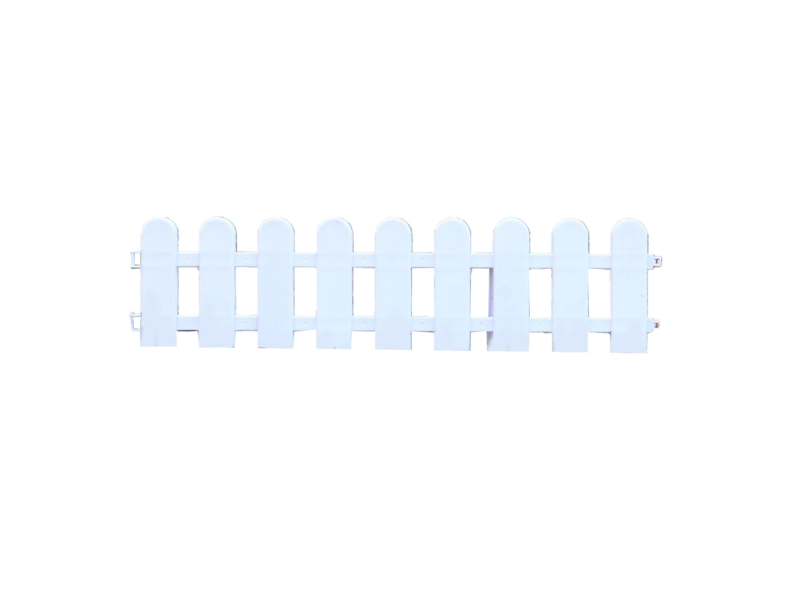 Cerca de Jardim Piquete PVC Decorativa S/MARCA