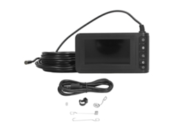 Endoscópio Industrial 1080p Câmera Inspeção Tubos 8mm 4.3 Polegadas Ips Ip67 Luz Led 178° Visão