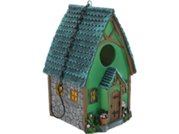 Casinha de Pássaros Inoomp em Resina para Pendurar, Casinha Pequena para Varanda e Terraço, Decoração Simples e CHABERLU