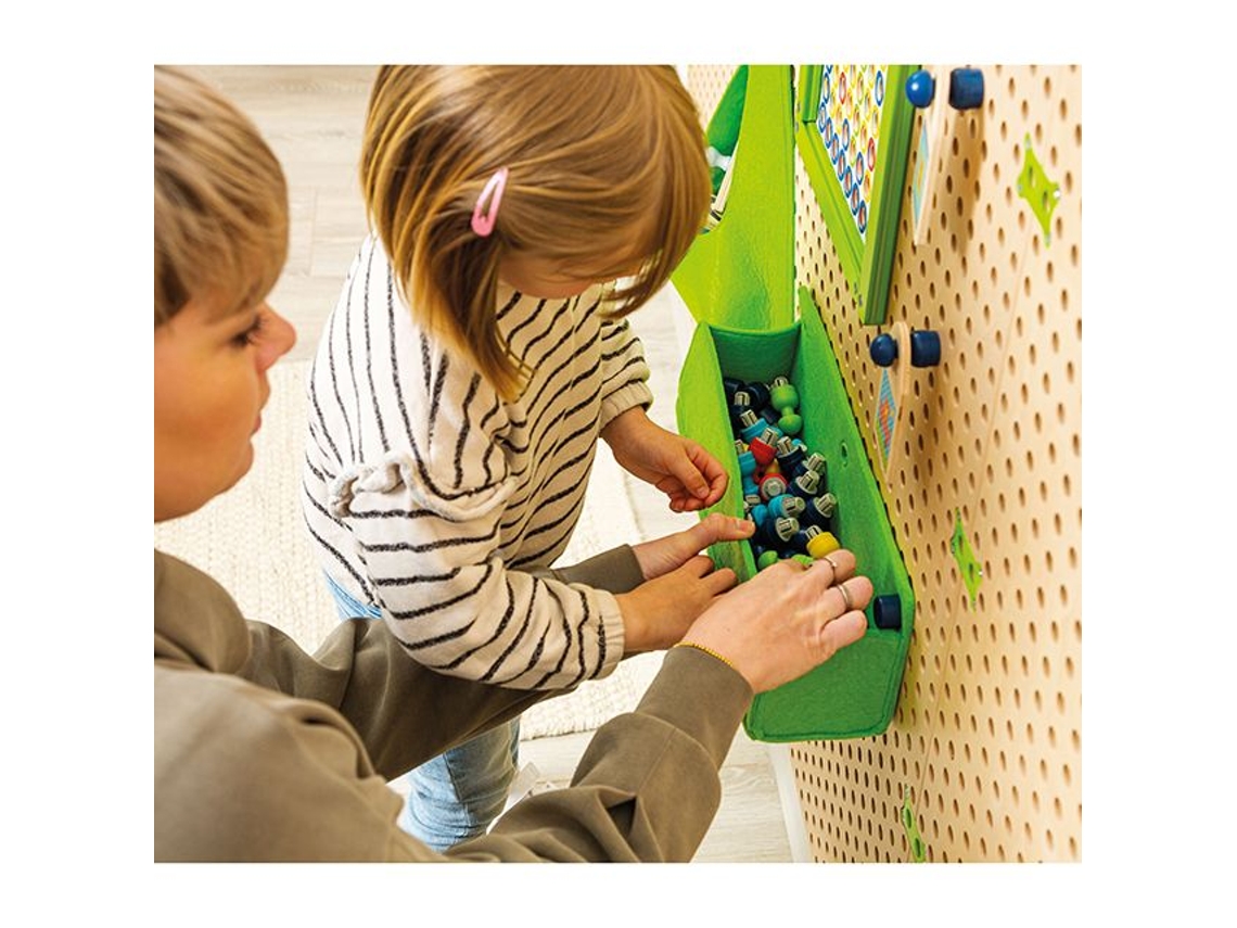 Conjunto De Armazenamento Beleduc, Brinquedo Plug It, Caixa Retangular Multicolorida