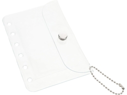 Pasta Organizadora Cartões Fotográficos A7 Pvc Transparente 6 Bolsos Fácil Transportar Ideal Organizar Fotos GOKOCO