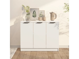 Aparador 90,5x30x70 cm Madera Procesada Blanco