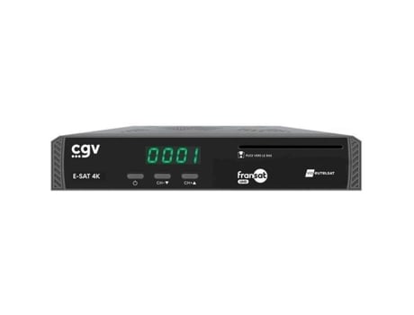 Receptor de satélite TNT CGV, gravador e satélite 4K UHD Fransat compatível com motorhomes
