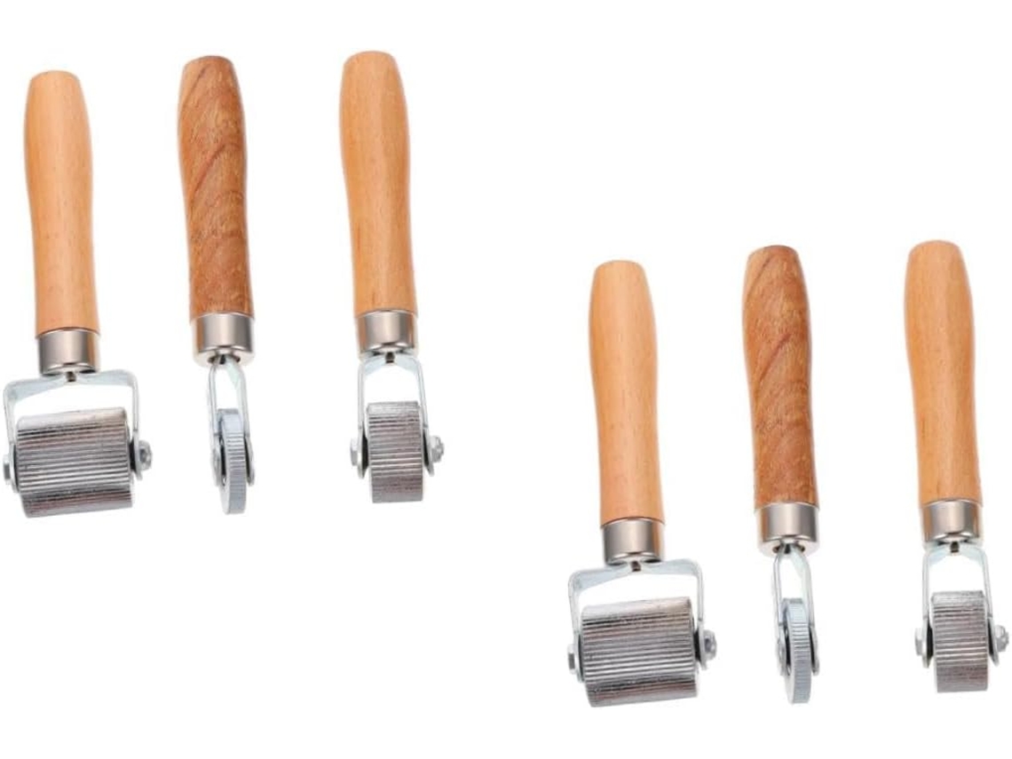 Conjunto De 6 Peças Ferramentas Para Reparo Pneus Com Roletes
