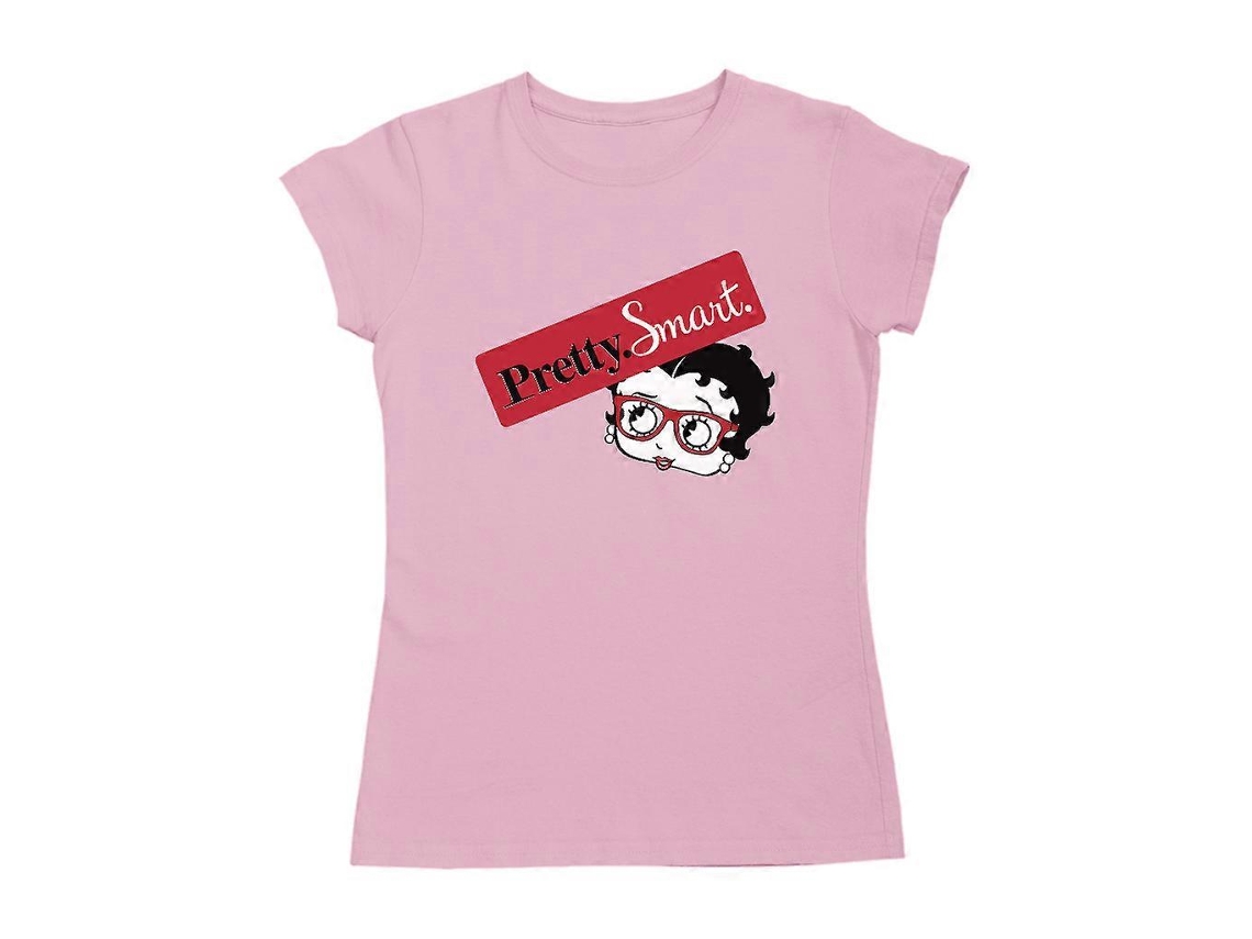 A Oculos oferece uma camiseta com a estampa da Betty Boop. Linda. Inteligente. Feminina.