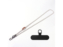 Qu-outdoor Cordão Para Celular Com Corrente Longa De 8 Mm, Fivela De Metal Moderna, Material Para Celular, Corda De Poliéster