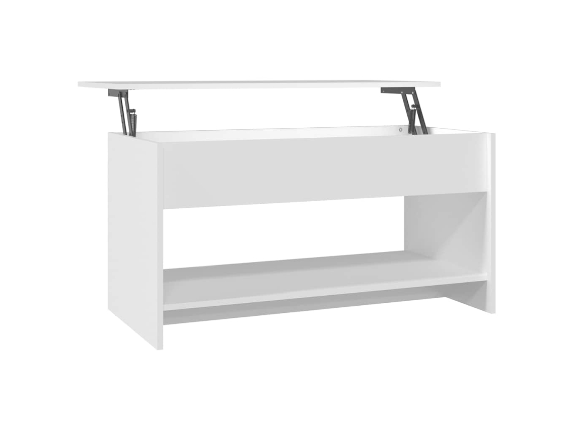 Mesa de centro Madeira Processed Branco MAISON EXCLUSIVE (102x50x52,5 cm)