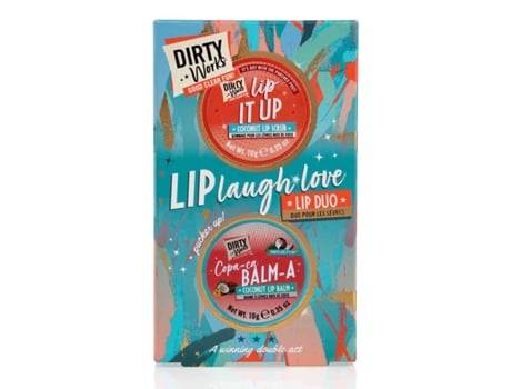Bálsamo Labial DIRTY WORKS Lip, Laugh, Love - Lip Duo