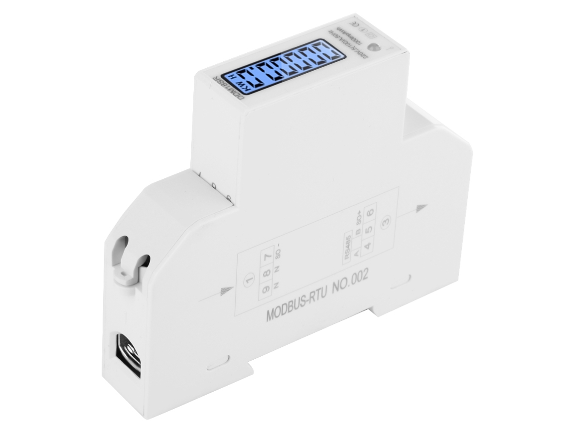 Laxiscreed Medidor Digital De Energia Monofásico Em Bastidor Din Com Display Lcd