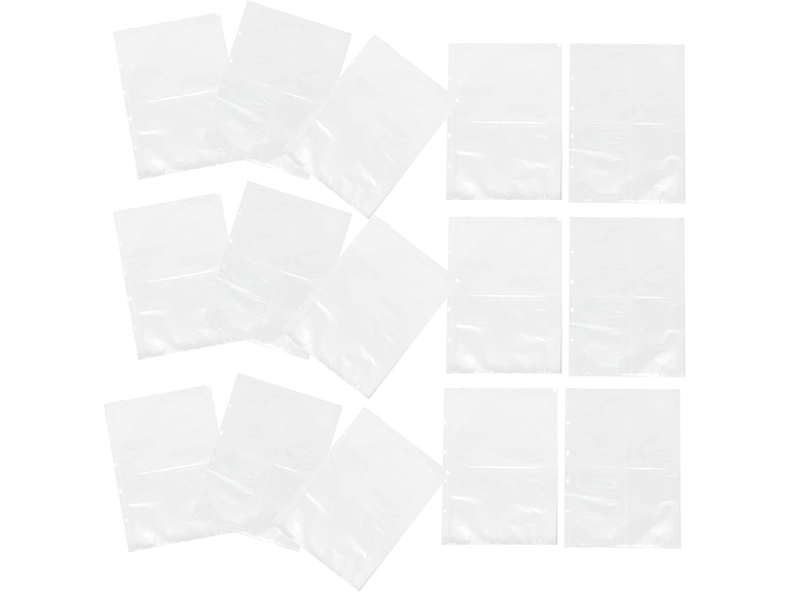 Protetores De Folhas Transparentes Homoyoyo Para Pastas, 40-unidades 20 A3, 10 A4, 10 A5, Capas Plásticas Para Papel