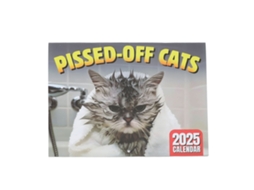 Calendário de Gatos 2025 Amantes de Animais Tamanho 28.5x21cm