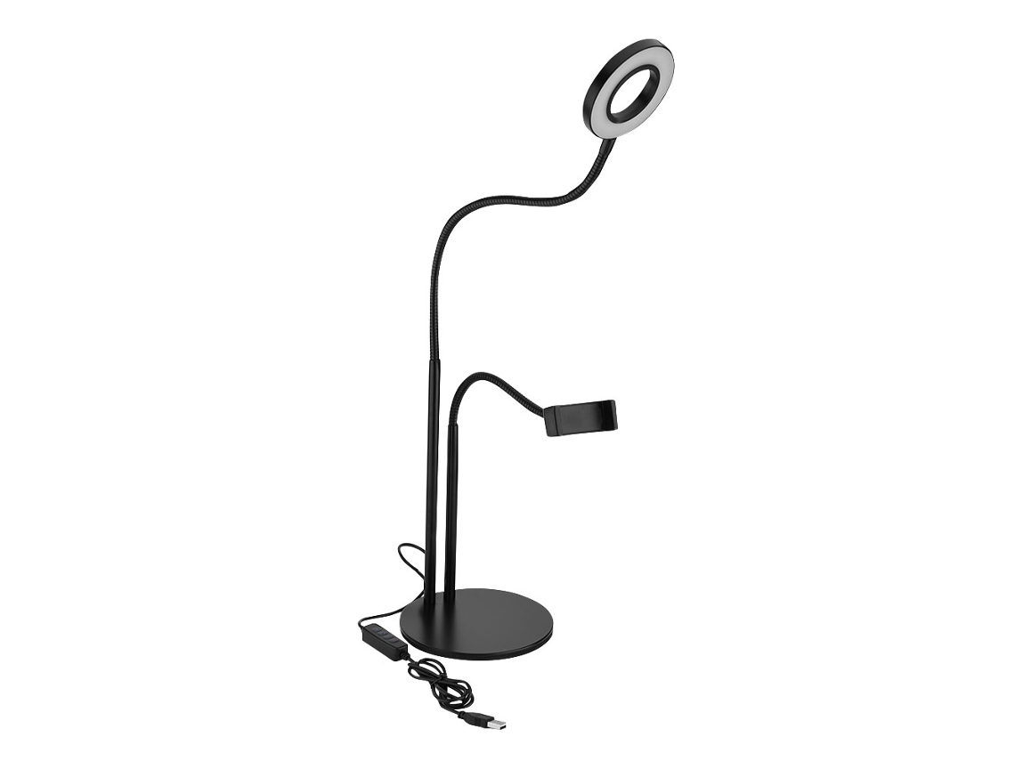 Suporte de Luz de preenchimento com regulagem de cores e flexível 360°