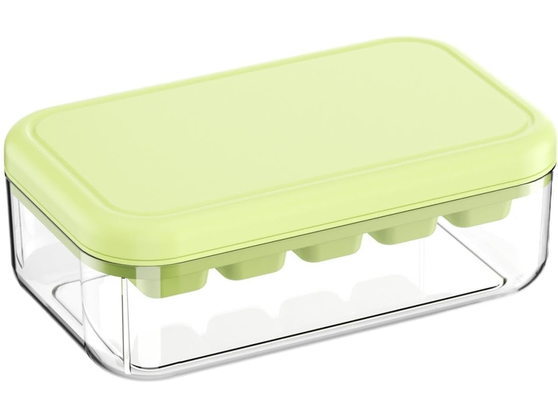 Forma De Gelo Com Recipiente Para Guardar | Fácil De Desenformar - Formas Para Cubos De Gelo