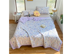 Colcha Acolchoada Fansu 2 5 Tog em Algodão para Cama Ideal Ar Condicionado com Enchimento de Sofá e Estampa Fl