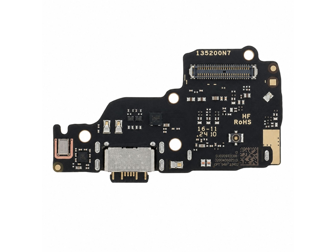 Conector de Carga Usb c e Leitor Sim Service Pack para Redmi Note 13 4g XIAOMI