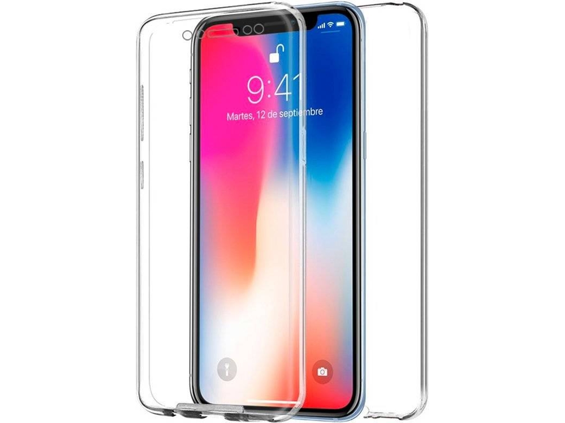 Capa iPhone X, XS COOL 360° Transparente