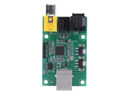 Módulo Controlador De Streaming De Áudio Usb Para Spdif Óptico I2s 24 Bit 192k