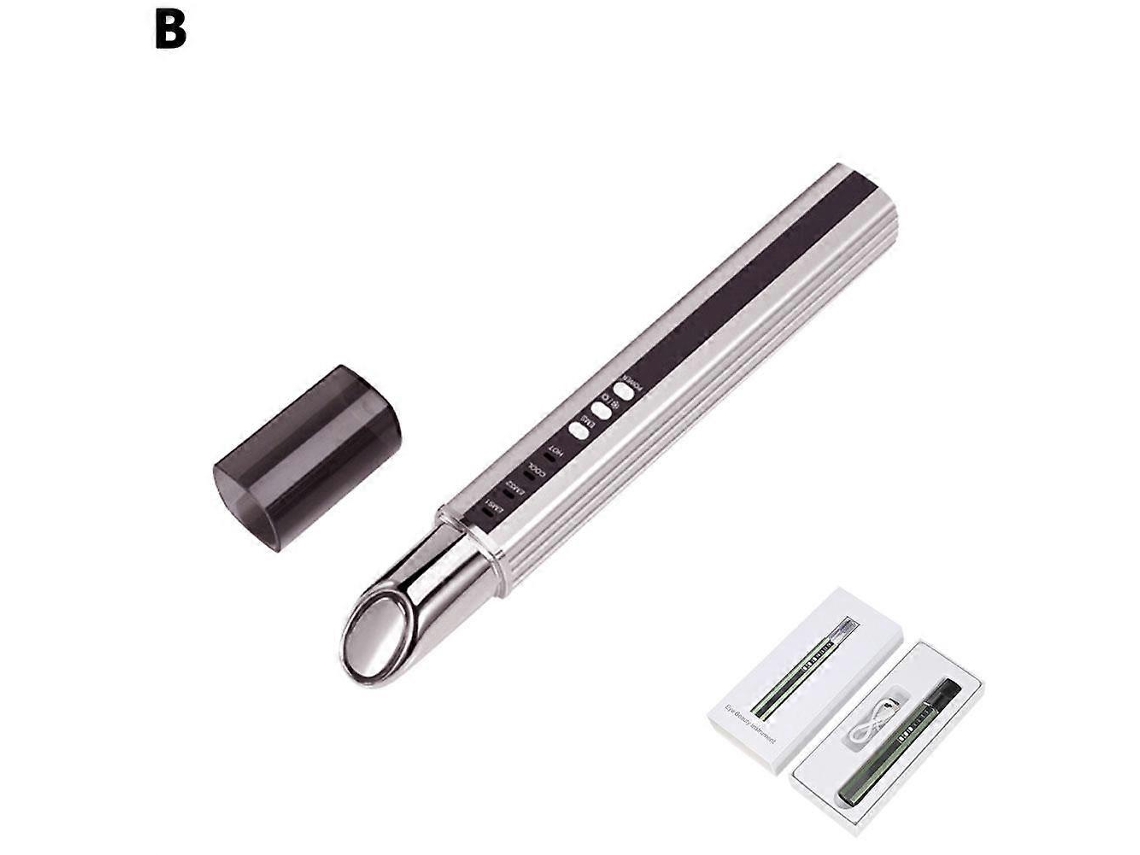 Caneta Massageadora Para Hoses, Aparelho de Beleza com Vibração para Remover Rugas ao Redor dos Olhos.