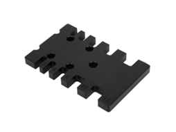 Calibre De Tarjeta De Espiga De Aleación De Aluminio Negro Herramienta De Medida Para Carpintería Sierra Router Mesa Regla