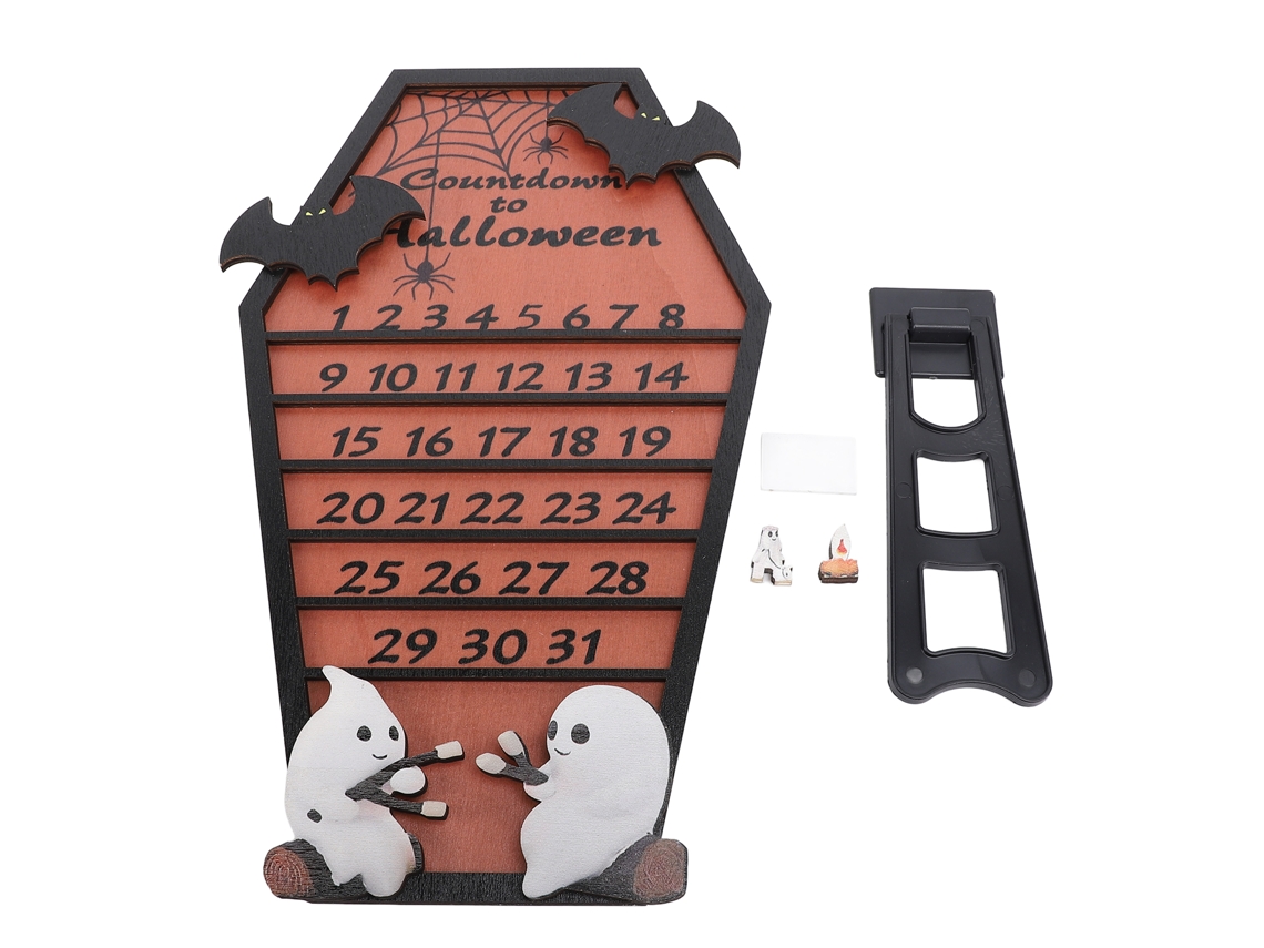 Calendário de Advento Coffin Countdown de Madeira LAXISCREED