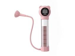 Aparelho Para Exercícios Respiratórios Com Contador, Treinador Muscular Abdominal Com Halteres Para Aumento Da Capacidade Pulmonar PENGDSJE (rosa)