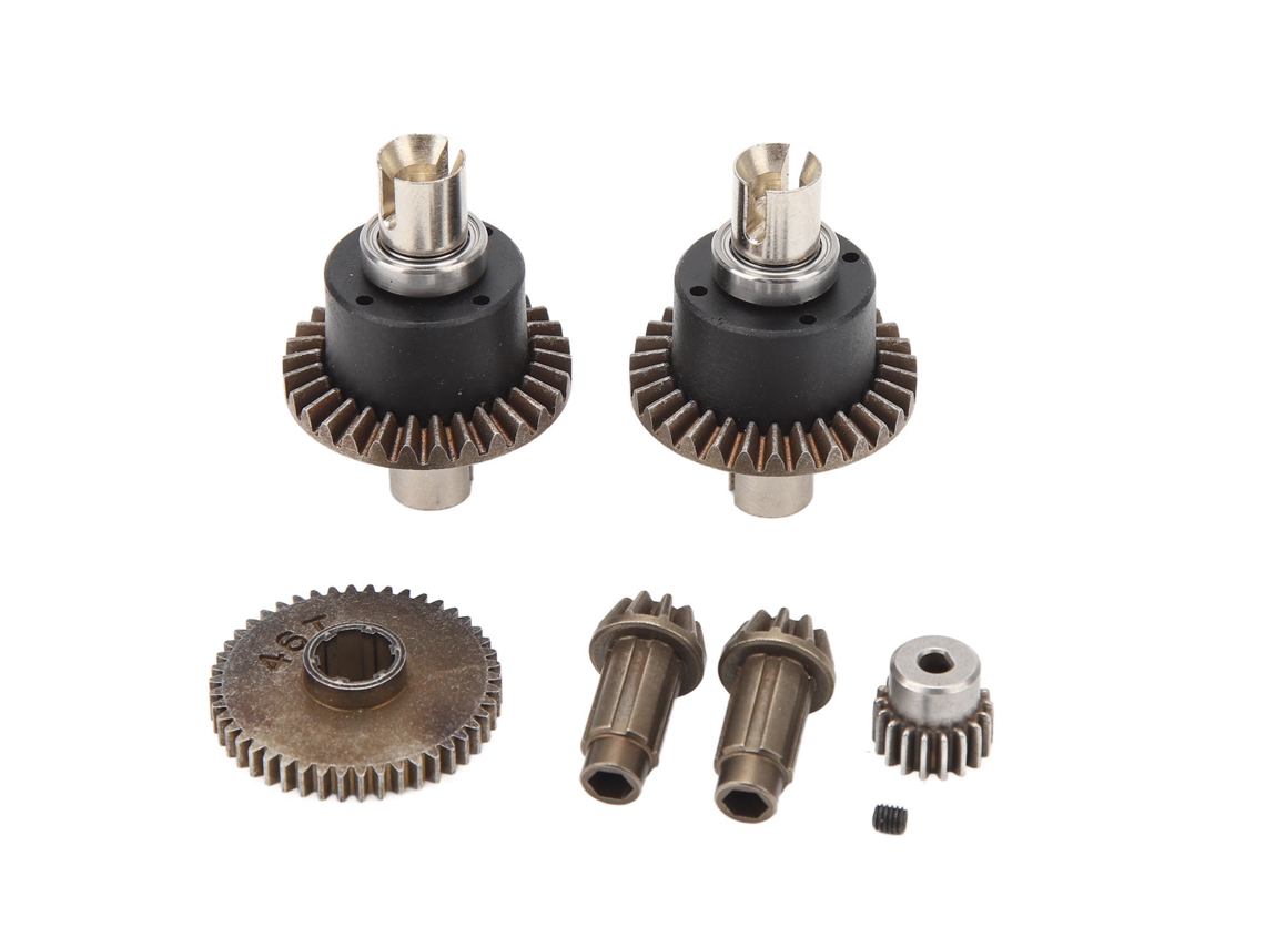 Kit De Engrenagens De Motor Com Diferencial Para Carros Rc Scy 16101 16102 16103 16201pro 1/16