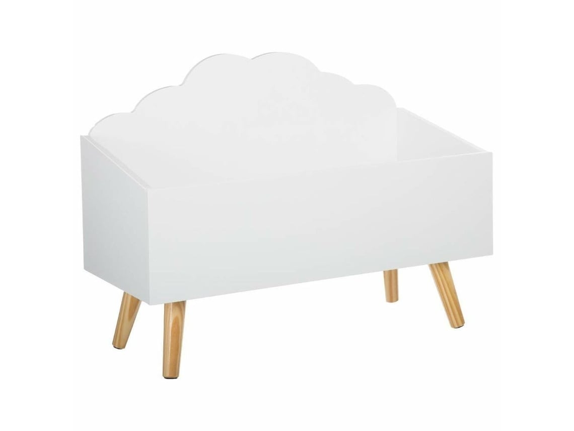 Cofrinho Infantil "doçura" Nuvem Branca 58x28cm - Atmosphera Criador De Interiores