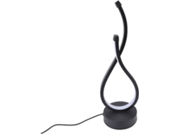 Abajur De Mesa Cabeceira Led Regulável Com 3 Cores, Design Exclusivo Em Espiral Para Decoração De Interiores Quartos