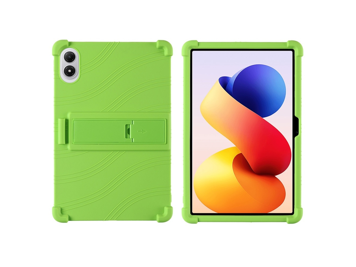 Elysve Suporte 12,1 Polegadas, Para Redmi Pad 2 Pro, Com Suporte Ajustável, Protetora De Silicone, Verde