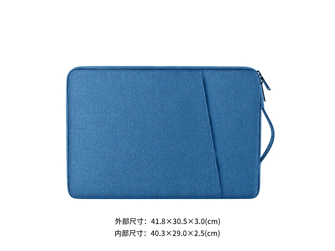 Bolsa Para Laptop Fashion Notebook Azul Celeste 15,6 Polegadas 15,6 Polegadas Yunzii