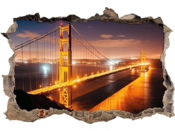 Adesivos Muraux Pont De Porte La Nuit Autocollant Adesivo Mural Para Salão De Beleza Chambre Cuisine Bureau Adulto Enfant 50x70cm