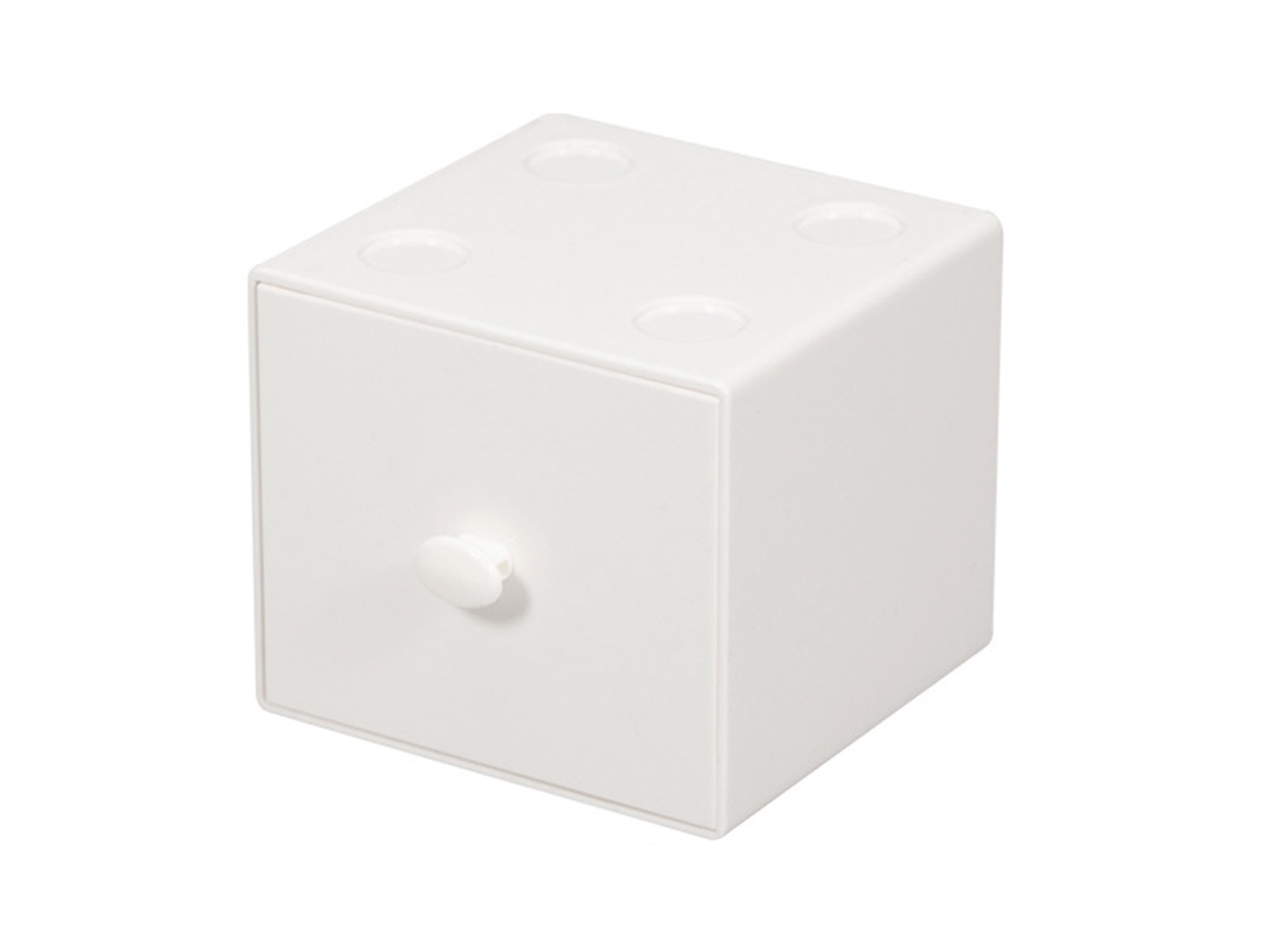 Organizador de Mesa LAXISCREED Branco com Gaveta
