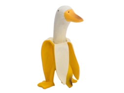 Ornament de Pato Banana Amarelo Cute Mesa Decorativo