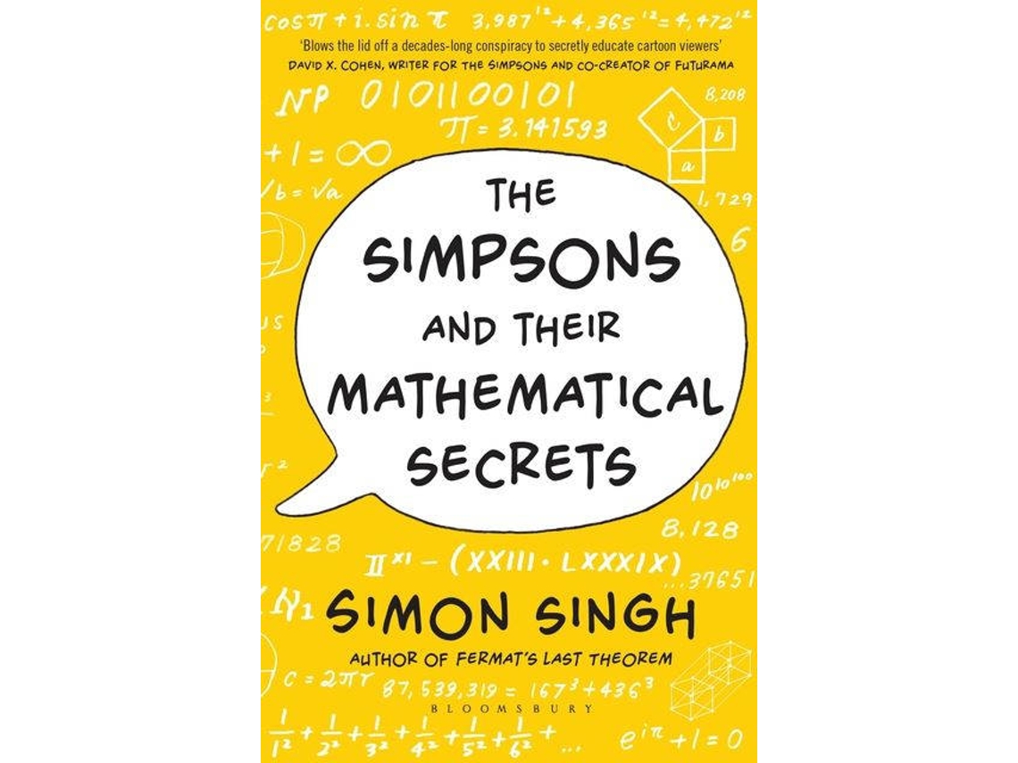 Livro Simpsons Their Mathematical Secrets de Simon Singh (Inglês)
