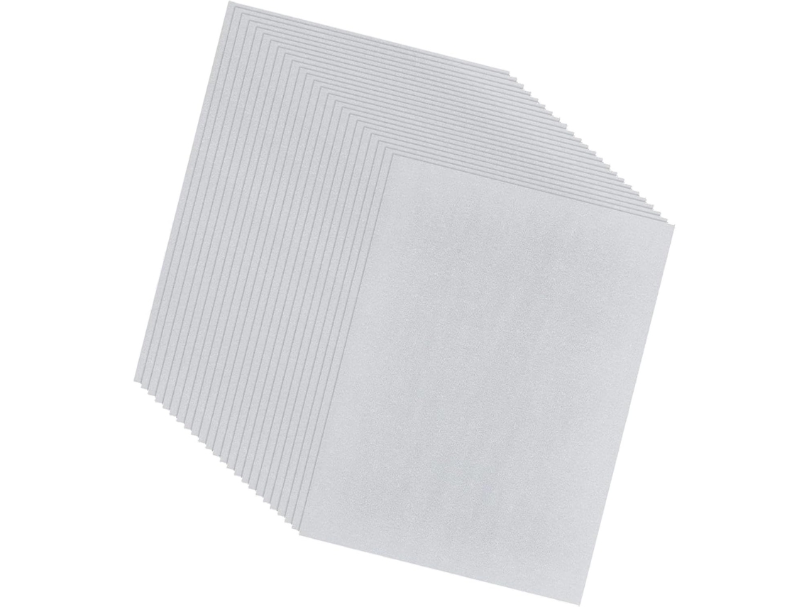 Pacote com 100 Folhas de Papel Vegetal de Baixa Aderência para Artes e Artesanato. SFUSHOS