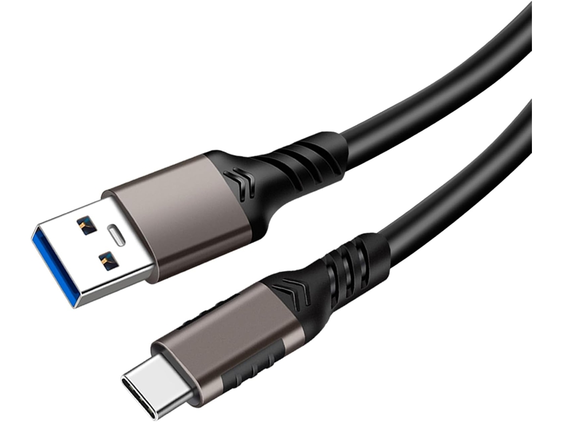 Cabo Usb 3.2 Tipo A Genérico, 10 Gbps, 3 A 60 W, Rápido Para Celular E Ssd Externo.
