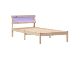 Estrutura da Cama com Cabeceira Castanho 80 X 200 Cm MAISON EXCLUSIVE
