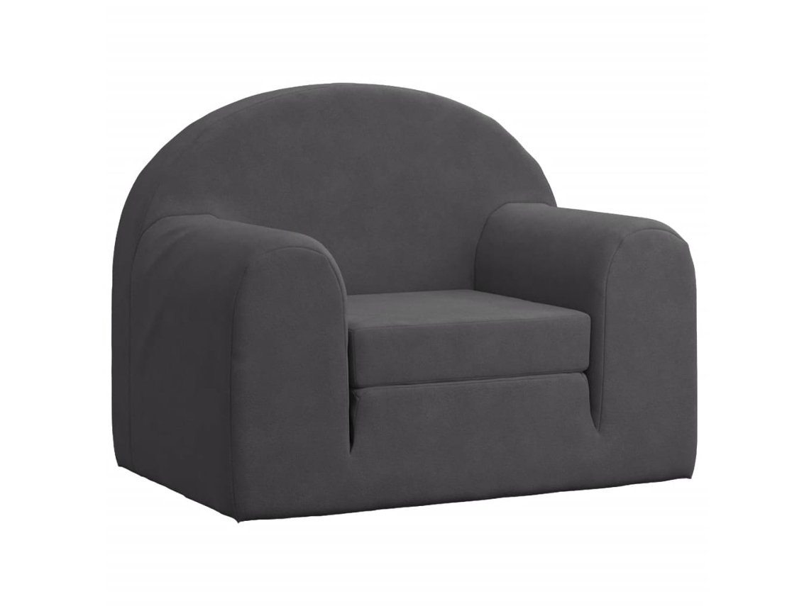 Kids' Sofa Bed, Kids' Sofa Beds Vidaxl Antracite Poliéster (n/a)
