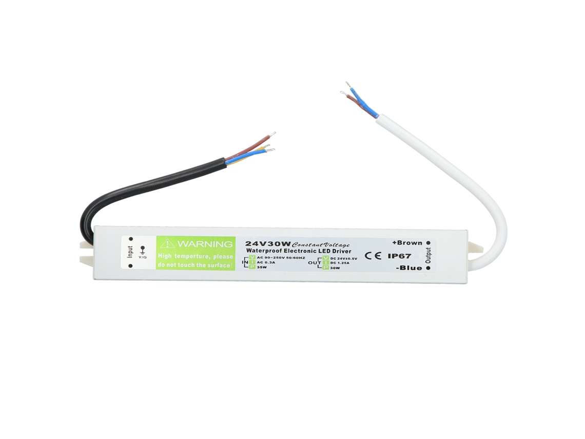 Adaptador de Alimentação IP67 30W para LED