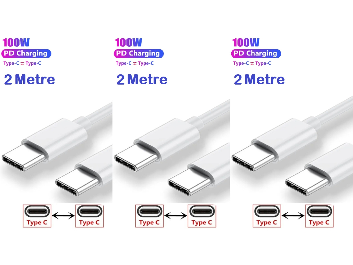 Carregador Rápido Pd Mobile Car Qc 3.0 De 3 Portas E 130 W Ultrarrápido Usb Tipo C Para Iphone 3 Cabos C Para C De 2 M E 100 W SUNNY SPACES