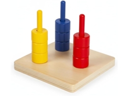 Brinquedos, Jogo De Empilhar, Classificar E Encaixar, Material
