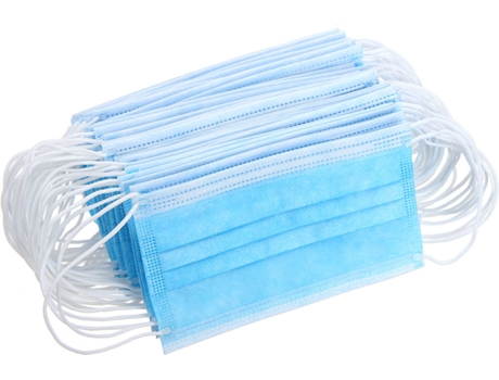 Máscara de Proteção INSMA Respirador de 3 camadas (50 pcs)