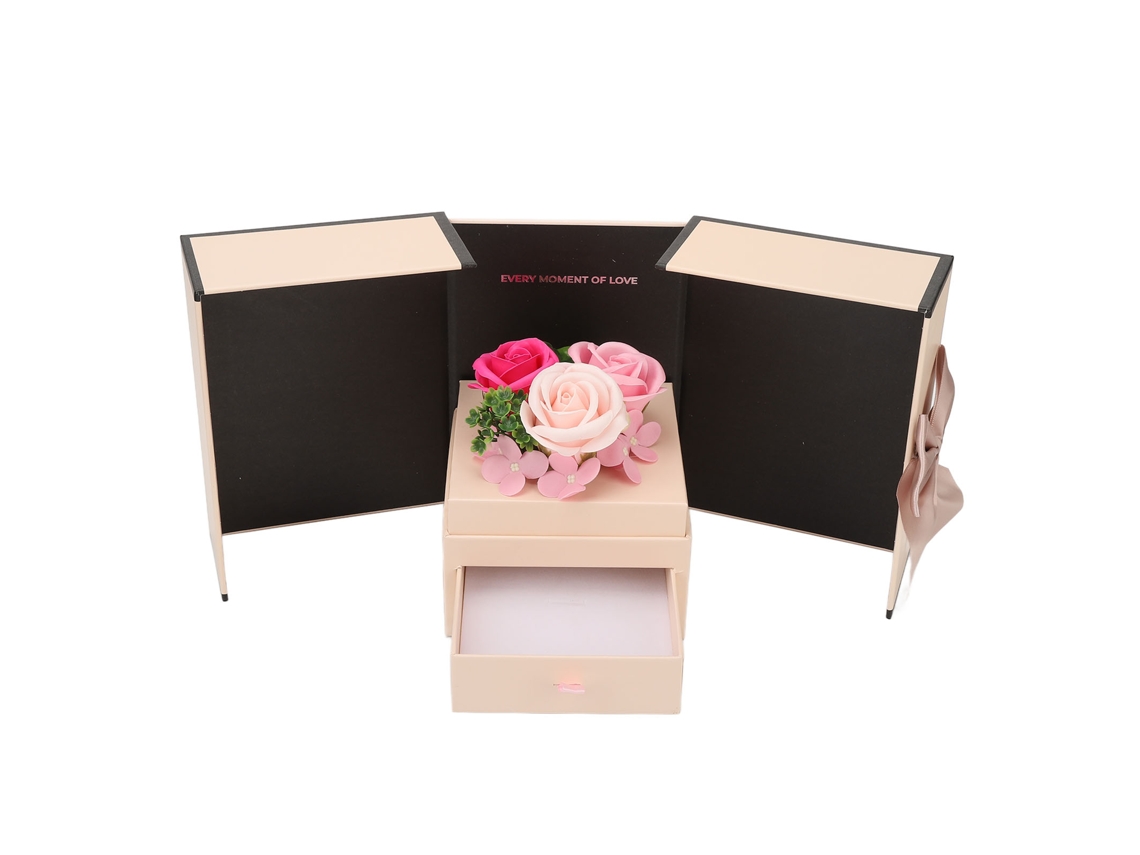 Preserved Flower Gift Box For Women Mom Girlfriend With Jewelry